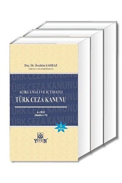 Genel Markalar Türk Ceza Kanunu (3 Cilt)-ibrahim Şahbaz