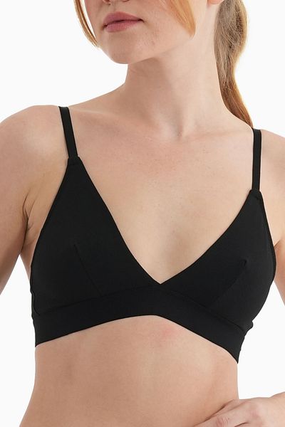 Atelier Tuberose Cotton Triangle Women's Bra - Triangle Bralet Crop