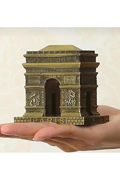 Sensoria Vintage Metal Paris Zafer Kemeri Antik Bakır Hediyelik Süs Eşyası