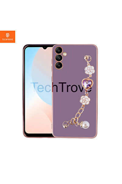 TechTrove Samsung Galaxy A34 Kılıf El Tutamaçlı Kamera Korumalı A+ Kalite Sil...