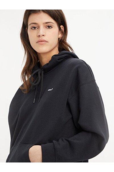 Levi's Everyday Hoodie Tr Caviar Women's Black Sweat