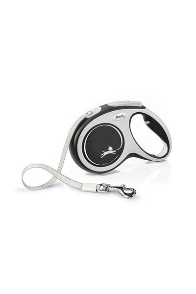 Flexi New Comfort Automatic Black Strip Traveler Medium 5 Mt