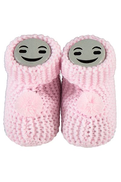 Misket Civil Baby Knitwear Booties 0-6 Months Pink