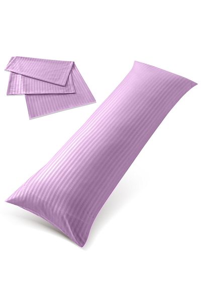 Hotel Linen Klub Ultra Soft Body Pillow with  Pillowcase- Long Side Sleeper Pillow For Use During Pregnancy