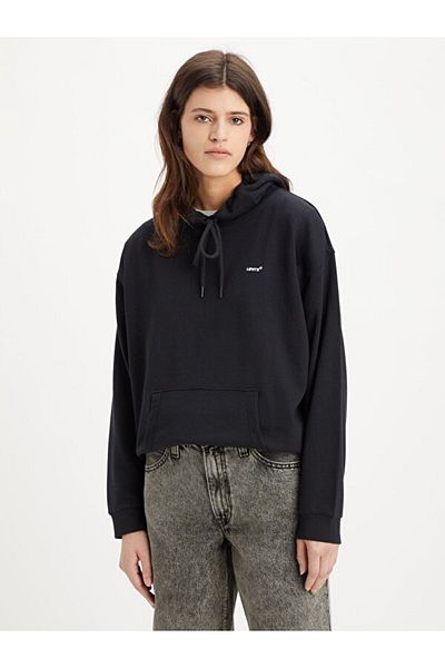 Levi's Ежедневен суитшърт с качулка и качулка с кайсиев хак