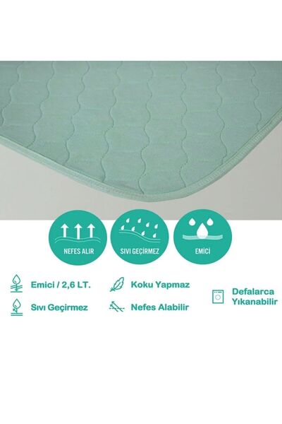 CDE Abso, Bebek Bezi Değiştirme Pedi Sıvı Geçirmez, Yıkanabilir Ped (85X90 CM)