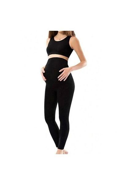 Anıt Defnada Lycra Long Maternity Maternity Leggings Black