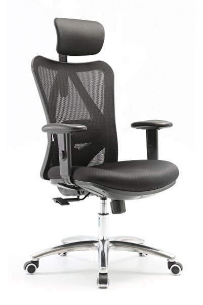 Mahmayi كرسي مكتب مريح مع خصر قابل للتعديل ومسند للرأس ودعم خلفي قابل للاستلق...