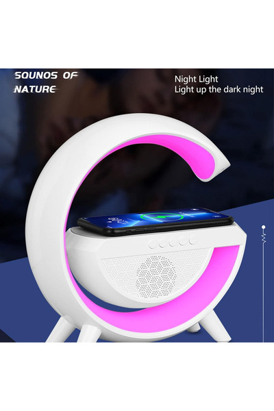 teknotrust Kablosuz Şarjlı Özellikli LED Işıklı Renkli Taşınabilir G Şeklinde Hoparlör Özellikleri Bluetooth