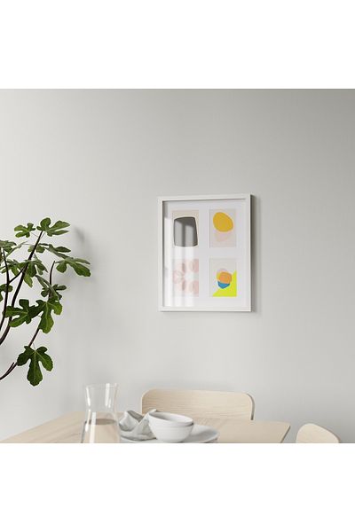 IKEA Rödalm Collage White 40X50 cm 4-Piece Collage Frame Thick Edged Wooden Photo Picture Frame