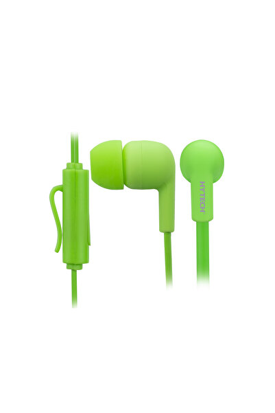 Hytech Hyxk22 Mobil Telefon Uyumlu Kulak Içi Mikrofonlu Kulaklık,Yeşil