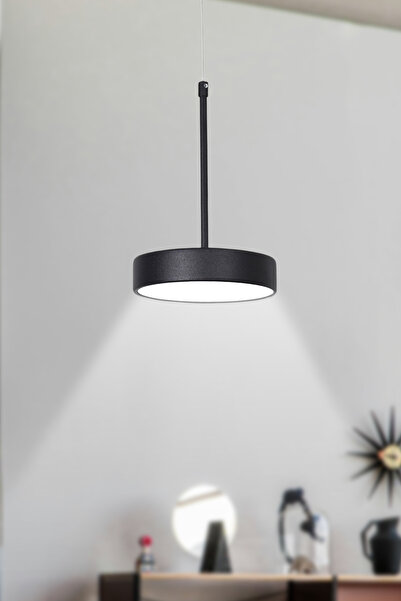 Modavize Rihanna Modern Tasarım Çocuk Odası Yatak Odası Siyah Mutfak Cafe Panel Ledli Tekli Beyaz Led Avize