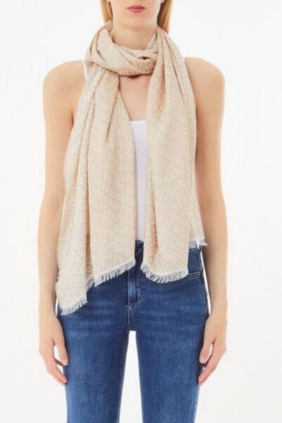 Liu Jo Colorful Women's Scarf - Contrast Detail, Small End Fringe 2a5010t0300-00005