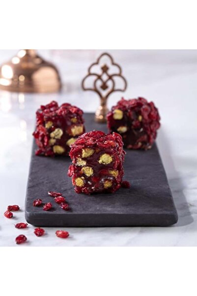 Şekerci Cafer Erol Zereşk Üzümü Kaplı Nar Aromalı Antep Fıstıklı Fitil Lokum ...