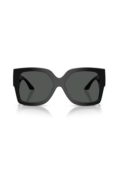 Versace Ve 4402 547887   59 Women's Rectangular Black Bone Sunglasses