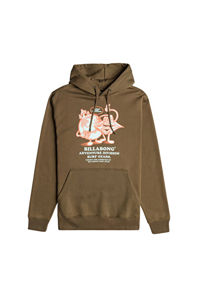 BİLLABONG Take Care Po Ανδρικό καφέ φούτερ ΑΝΔΡΙΚΟ ΦΟΥΤΕΡ EBYSF00138