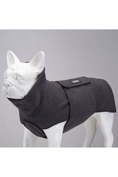 Lindodogs Lindo Dogs Ashen Grey - Gray Size Pullover and Dog Outfit 1