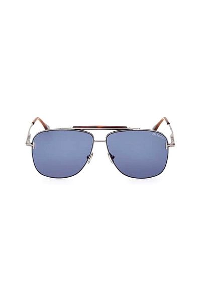Tom Ford Ft1017 14v 60 Jaden Men's Square Grey Metal Sunglasses