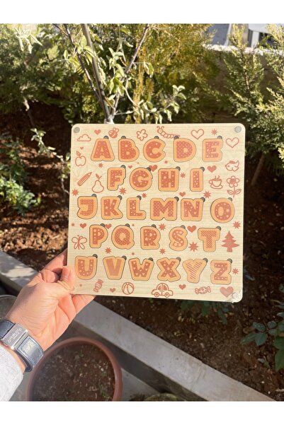 afili toys Reha Toys Alphabet Wooden Puzzle