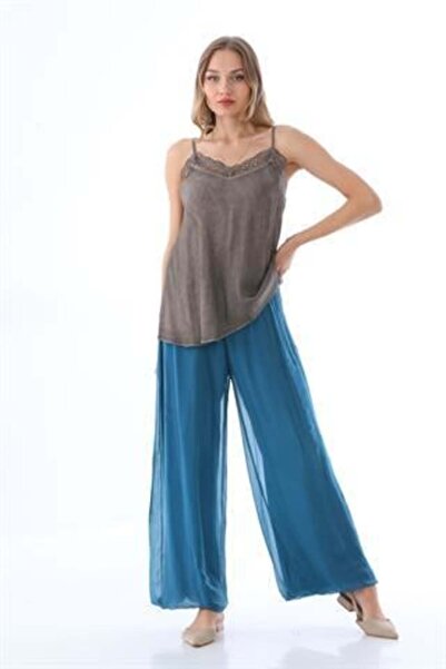 Bohem Stil Італійські брюки з корсажем і підкладкою з шовку Wes