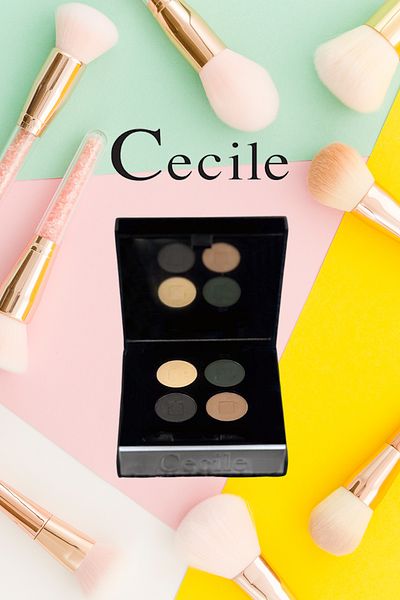 Cecile Quatro Matte Eyeshadow - 4-Piece Headlamp 802 Set