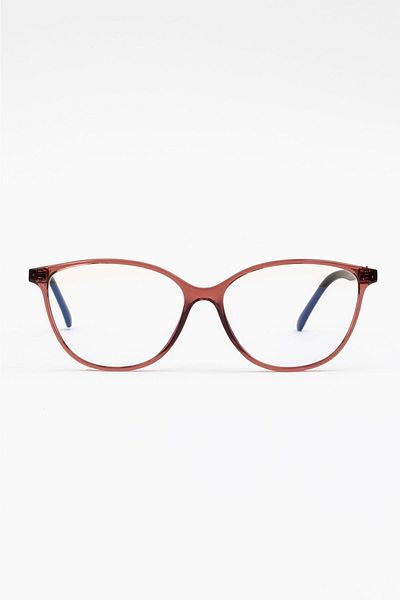 Focus On Eyewear نظارة حماية من الضوء باللون الوردي والأزرق