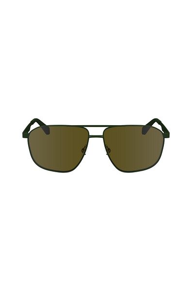 Calvin Klein Calvin Klein CKJ 24202S 309 59 Men's Oval Smoked Metal Sunglasses