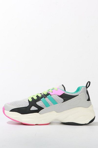 Hammer Jack Women's Gray - Turquoise Sneaker