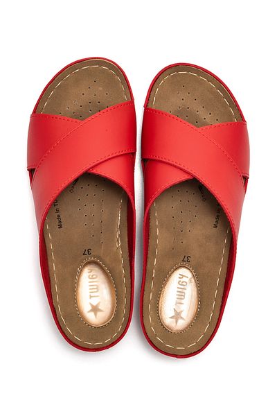 Twigy Papuci de damă Sena 22 Red - Mărimea 36/40