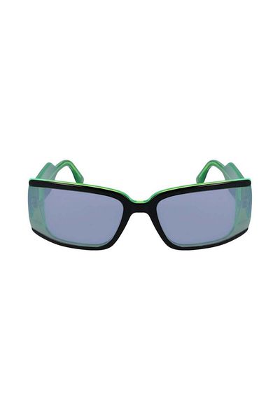 Karl Lagerfeld Green Unisex Rectangular Sunglasses - Kl 6106s 011 64
