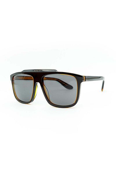 Gucci Gg 1039S 001 58 Men Black Square Sunglasses