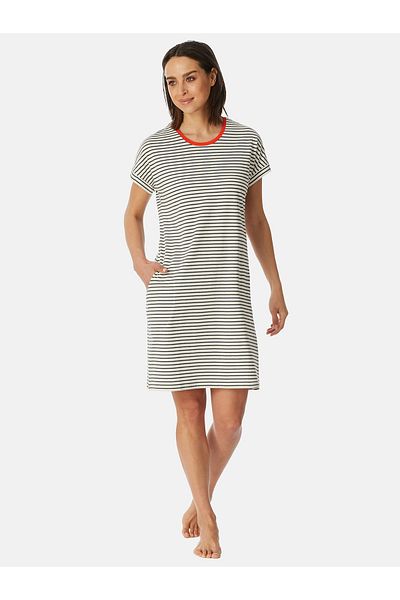 Schiesser Nachthemd Casual Essentials Nacht-hemd Schlafmode Sleepwear