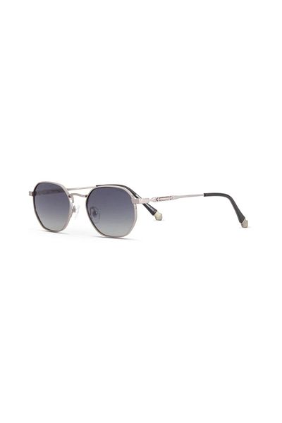 Despada Unisex Geometric Gray Metal Sunglasses - Ds 2331 C2 52