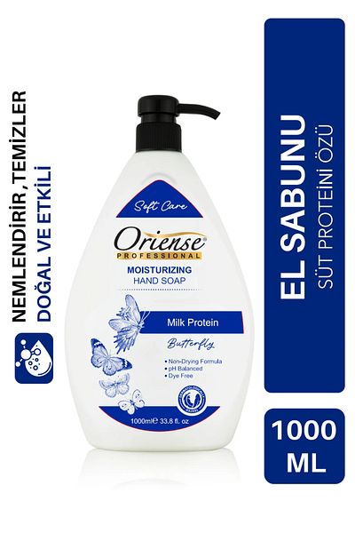 ORİENSE 1000ml Moisturizing Effective Liquid Soap Milk Protein