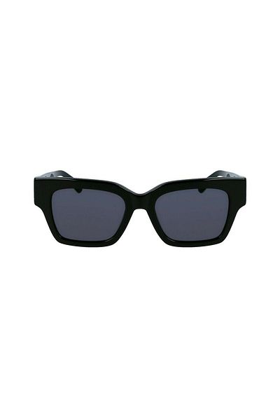 Calvin Klein Jeans Ckj 23601S 001 52 Women's Geometric Black Bone Sunglasses