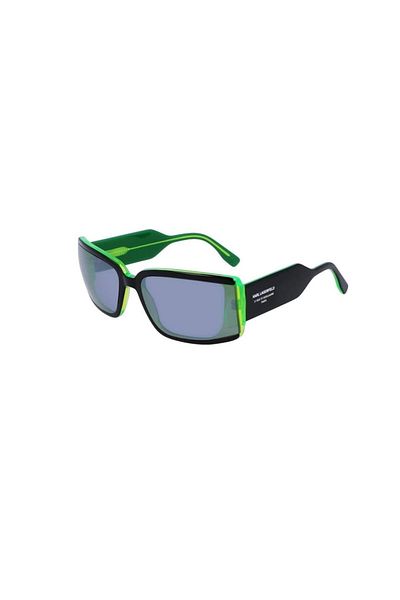 Karl Lagerfeld Green Unisex Rectangular Sunglasses - Kl 6106s 011 64