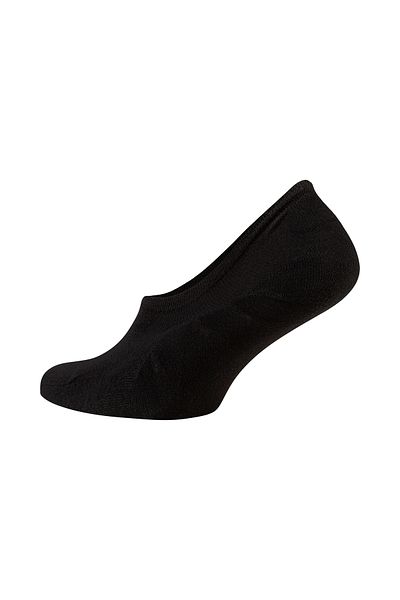D'S Damat Men's Bamboo 6-Piece Ballerina Socks Black