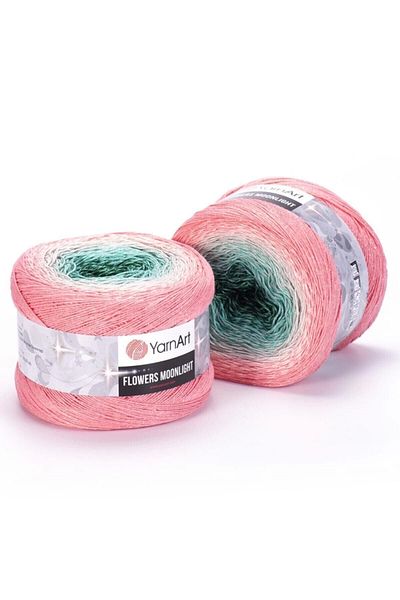 Yarnart Flowers Moonlight - Glittery, Marbled Hand Knitted Marbled-3292