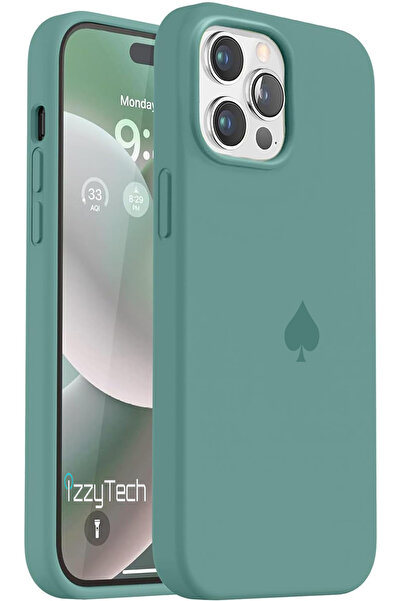 izzytech حافظة هاتف آيفون 13 برو من السيليكون السائل غطاء ناعم مضاد للخدش من ...