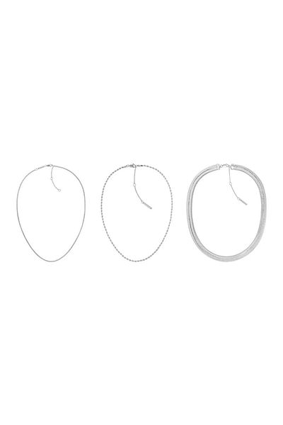 Calvin Klein طقم قلادة نسائي - CKJ 35000626