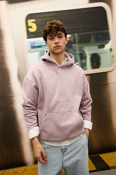 DeFacto Ανδρικό φούτερ Dusty Rose - A4331ax/br147