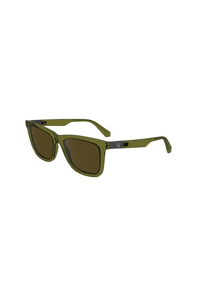 Calvin Klein Clavın Klein Ckj 24601s 309 54 Unisex Rectangle Green Transparent Sunglasses