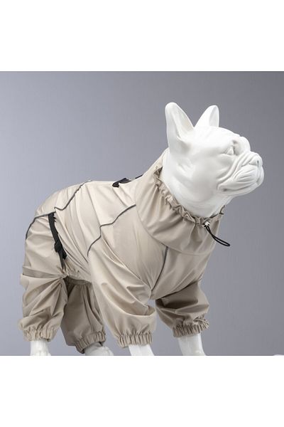 Lindodogs Lindo Dogs Quattro Sirius - Size Beige Dog Raincoat 2