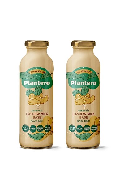 PLANTERO 2'li Set Kaju Sütü Bazı Konsantre Bitkisel Süt 250 gr 6 Lt Süt %100 Kaju 25 Bardak