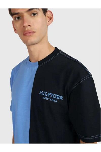 Tommy Hilfiger EMBROIDERED MONOTYPE COLORBLOCK REGULAR FIT T-SHIRT