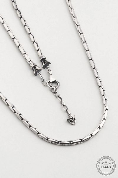 So CHIC... Italian Design 60 cm Silver Men's Necklace