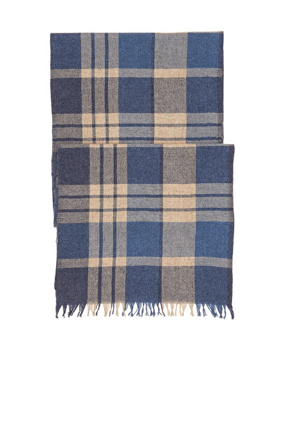 Dıvarese Mavi Erkek Atkı