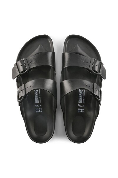 Birkenstock Papuci negri Arizona Eva pentru femei 129423 -20026