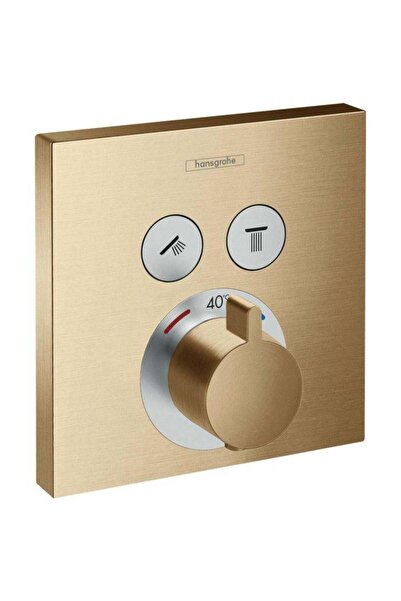 Hansgrohe Showerselect Termostatik Duş Bataryası Mat Bronz