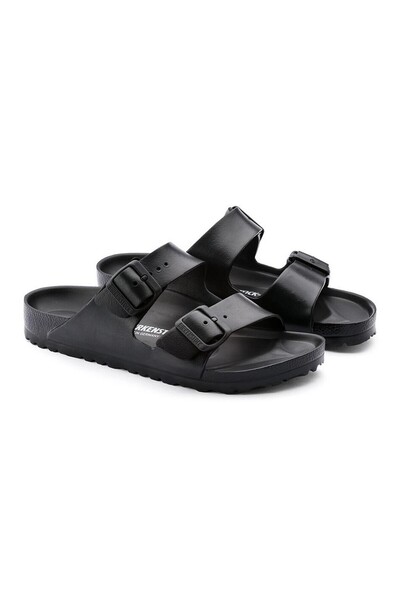 Birkenstock Papuci negri Arizona Eva pentru femei 129423 -20026